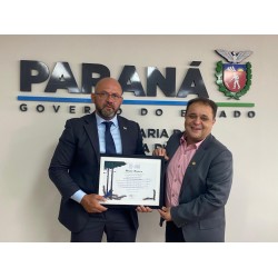 Secretaria de Estado da Segurança Pública recebe Menção Honrosa pelos 86 anos de fundação no Paraná